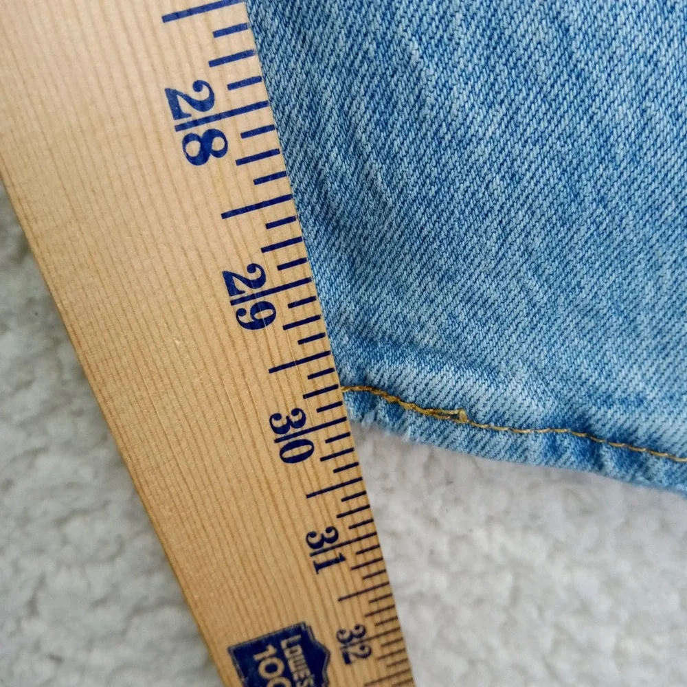 Levi's 501 Button Fly Light Wash Denim Jeans‎ Men's W30 L30